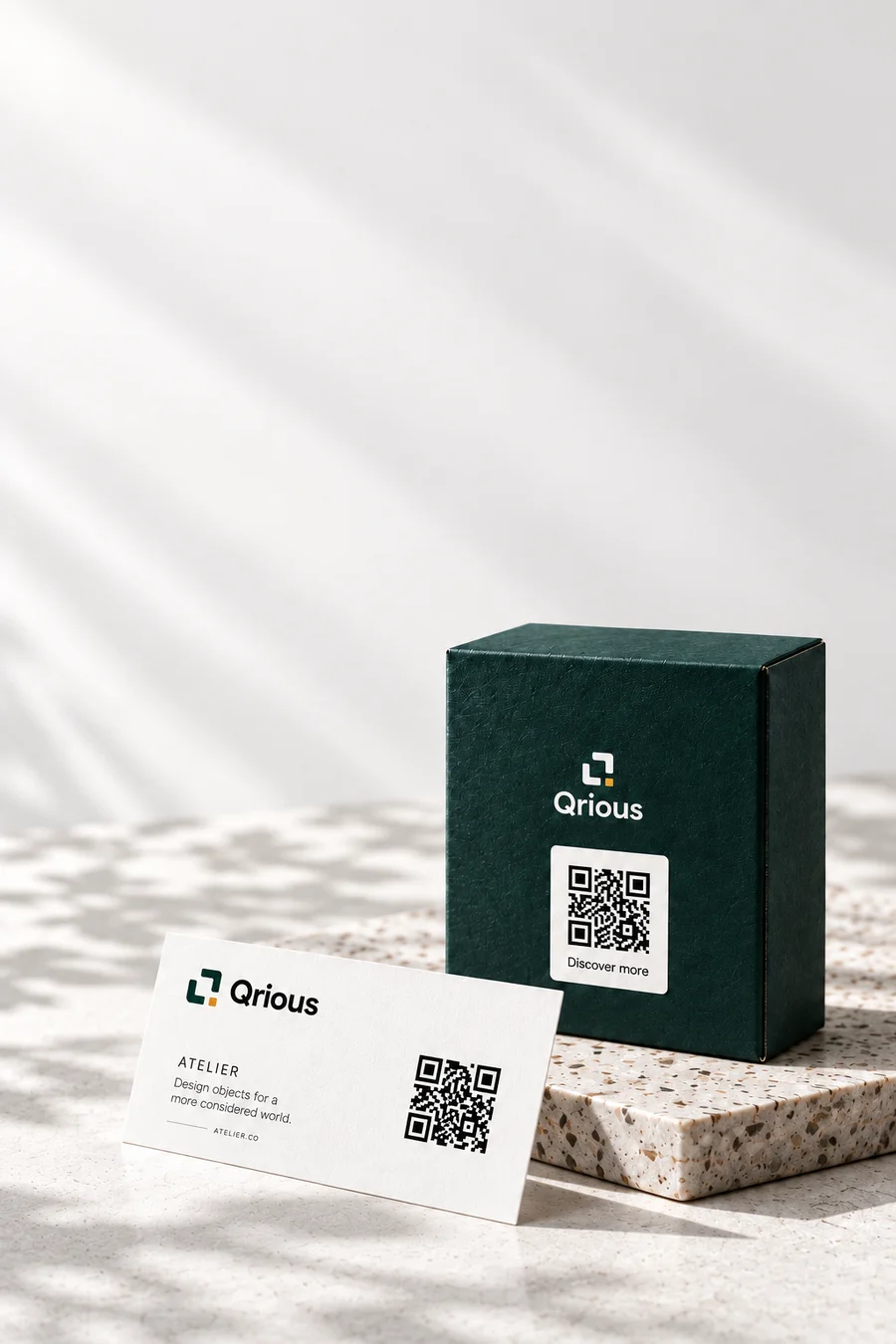 Qrious printed QR application